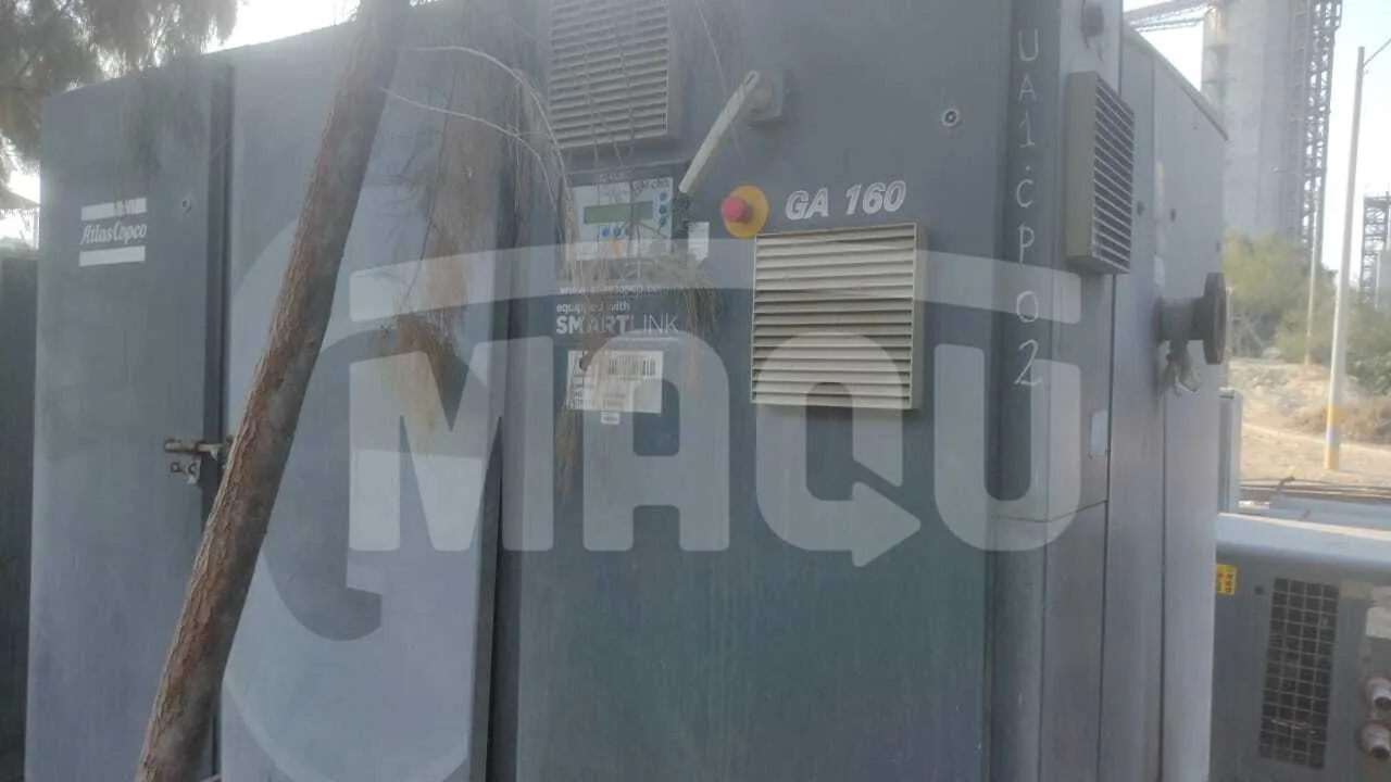 Compresora de aire ATLAS COPCO GA160 (2014)