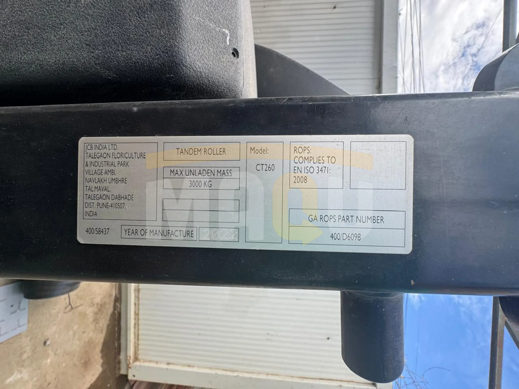 Rodillo JCB CT260 (2022) - Foto # 2