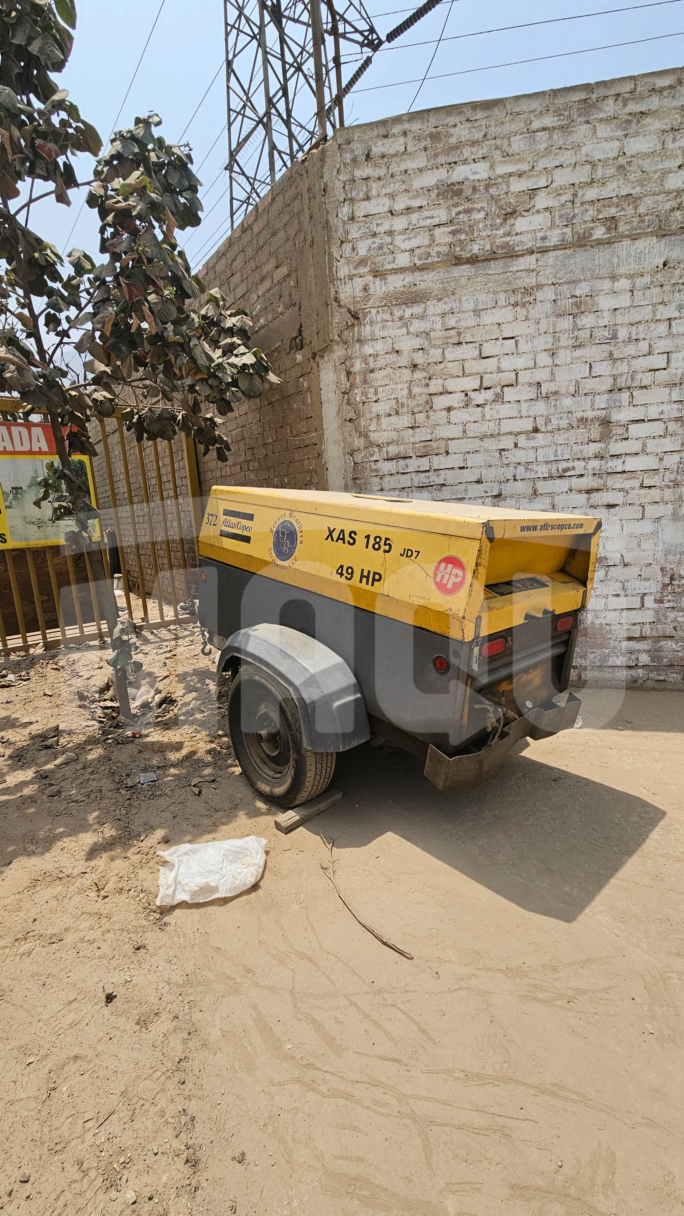 Compresora de aire ATLAS COPCO XAS 185 JD7TBV (2013)